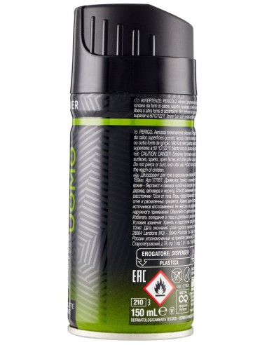 Malizia Uomo Deodorante Spray - 150ml - Vetyver